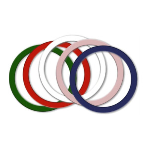4smarts Selbstklebende Metall Ringe Colour (5 Stück) für MagSafe/Magnethalterung