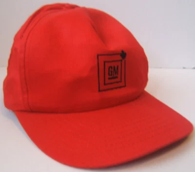 GM Canada General Motors Hat Red Snapback Baseball Cap Foto 1 de 4