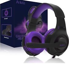 Anivia Computer Wired Over Ear Headphones Updated AH68 Stereo Surround Sound...