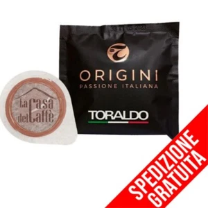 Cialda caffè Toraldo miscela Origini ESE 44 mm filtro carta. BOX 150 - Foto 1 di 2