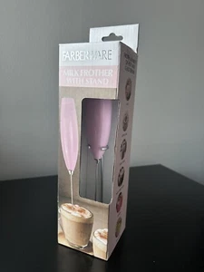 Farberware Milk Frother With Stand NEW IN BOX (pink Color) - Picture 1 of 3