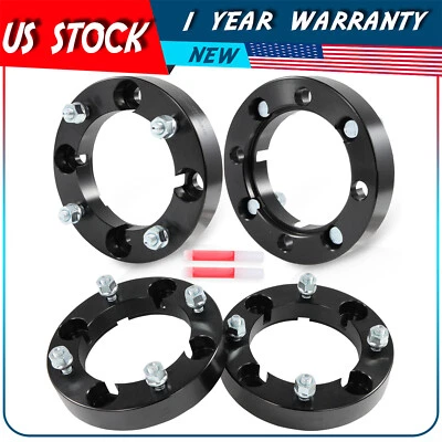 4 Pcs 1.25" 4x137 M10x.1.25 Wheel Spacers 110mm For Kawasaki Prairie 300 360 400 - Image 1 of 4