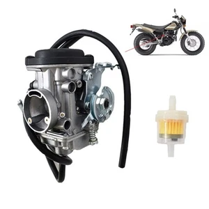 TW200 Carburetor with Inline Fuel Filter Replacement for Yamaha TW200 TW 200 ... - Picture 1 of 6