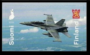 McDONNELL DOUGLAS F/A 18 HORNET FIGHTER FINNISH AIR FORCE MNH issue 2018 FINLAND - Picture 1 of 1