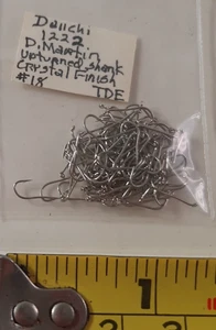 93 DAIICHI #1222 Darrel Martin Talla 18 Cristal Seco Mosca Ganchos para Atar Código 8 - Imagen 1 de 2