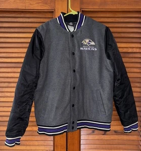 Baltimore Ravens Equipo NFL Ropa Bombardero Chaqueta Abrigo Juvenil Talla Grande 14/16 - Imagen 1 de 6