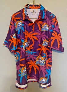 Camisa Hawaiana POWERTEK NHL Hockey Orlando Solar Bears Talla Grande Rara Encontrar - Imagen 1 de 2