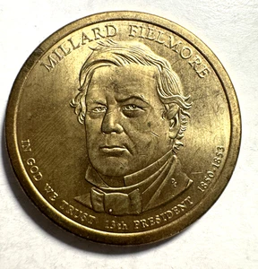 Millard Fillmore 13th President (1850-1853) Mint US One Dollar Coin 2010-D - Picture 1 of 5