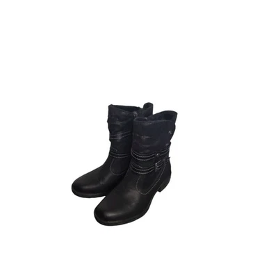 Spring Step Women's Boisa Mid Calf Winter Boots Black Biker 39/8.5 - Image 1 of 4