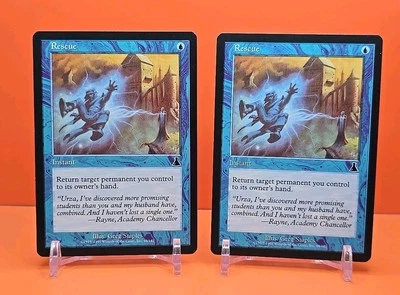 🔵🔵🔵 (2) 1999 Magic The Gathering RESCUE URZAS DESTINY UNPLAYED 🔵🔵🔵 - Image 1 of 4