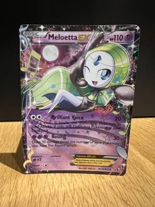 Meloetta EX  Radiant Collection RC11/RC25 Excellent Rare Holo Pokemon Card 2013 - Picture 1 of 2