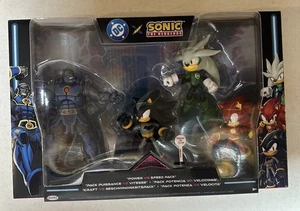 DC X Sonic The Hedgehog Power VS Speed Multipack Darkseid Batman Shadow In Hand - Picture 1 of 7