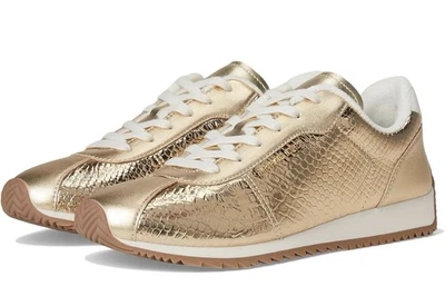 Michael Kors Mujer Rhodes Entrenador Talla 8 Dorado Pálido Foto 1 de 4