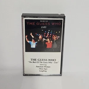 The Guess Who: The Best Of The Guess Who - Live! Audio Cassette Tape - Imagen 1 de 5