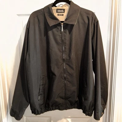 Ashworth Windbreaker Mens Size Extra Large Black Full Zip - Image 1 of 4