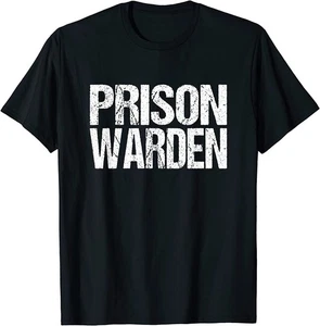 ¡NUEVO! Camiseta de Halloween perezosa guardia oficial de policía guardia prisión / HECHA EN EE. UU. - Imagen 1 de 3