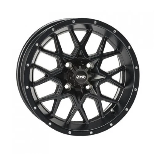 Rueda 4/137 ITP Hurricane 16x7 5,0 + 2,0 negro mate 1621965017B Foto 1 de 1