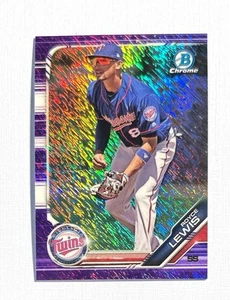 Royce Lewis ~ 2019 Bowman Chrome ~ Purple Shimmer #BCP-151 - Picture 1 of 2