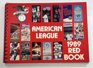 America League 1989 Red Book  MG33 - Picture 1 of 2