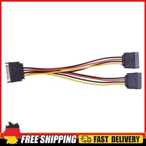 15-poliger Kabelverlängerer, 20,3 cm Power-Y-Splitter-Kabel, Stromverlängerungsk - Bild 1 von 4