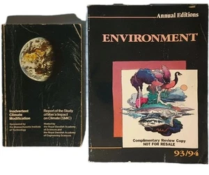 Environment Review Textbook 93/94 & Report Of Study Of Man Impact On Climate 71 - Picture 1 of 24