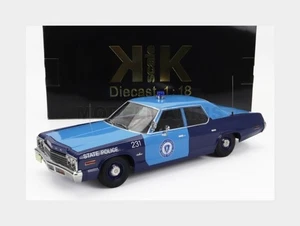 KK-SCALE KKDC181154 DODGE - MONACO MASSACHUSETTS STATE POLICE 1974 - 2 TON BLAU - Bild 1 von 2