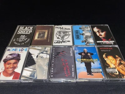 Monifah Nonchalant Monie Love MC Search female Chubb rap hip-hop 10 cassette lot - Image 1 of 4