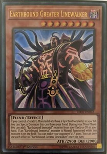YuGiOh Earthbound Greater Linewalker Ultra Rare 1st Edition LED5-EN023 - Picture 1 of 1
