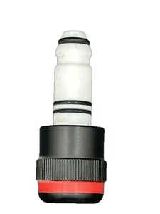 CHEMGLASS PTFE Drain Valve High Temp Red 0-14mm Stem Control Knob CG-911-A-10 - Picture 1 of 3
