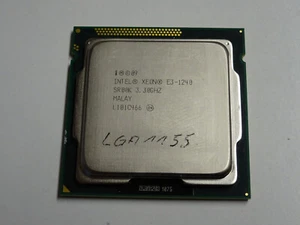 Intel Xeon E3-1240 4x 3.3GHz Quad Core 8MB Cache SR00K Sockel 1155 CPU Prozessor - Bild 1 von 3