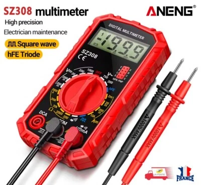 Multimètre Numérique Voltmètre AC/DC Ampèremètre Détecteur De Tension ANENG Z308