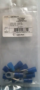 Cat-Pak Insulated Ring Terminal Pack Of 10 (CAT58375) FS - Picture 1 of 3