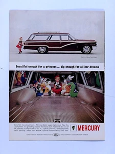 1963 Mercury Colony Park Wagon Vintage Little Girl & Toys Original Print Ad - Picture 1 of 5