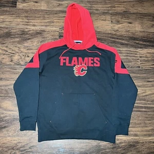 Fanatics Calgary Flames Pullover Hoodie Rot Schwarz Herren Größe M - Bild 1 von 7