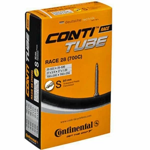 NUOVO Continental Race 28 Tubo Bicicletta 28" 700c x 20-25c Presta 80mm Stelo - Foto 1 di 4