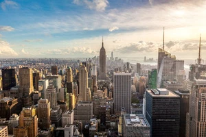 Fotomural-NUEVA YORK SKYLINE-(44P)-350x260cm-Impresión Digital 7 Caminos-con Pegamento - Imagen 1 de 1