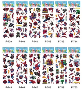 Pegatinas 3d burbujas estereoscópicas regalo cumpleaños niño Spider-Man 12 piezas - Imagen 1 de 3