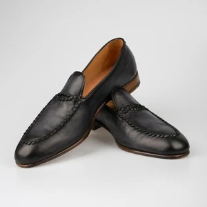 Neu ohne Karton $ 11125 Vittorio Spernanzoni Midnight Halbschuhe Schuhe 9,5 UK/10,5 US/43,5 EU - Bild 1 von 12