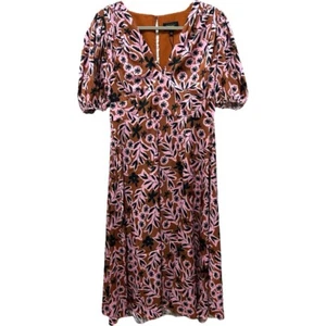 Alexia Admor NWT Women's Short Sleeve Nola Midi Dress Sz 8 - Picture 1 of 10