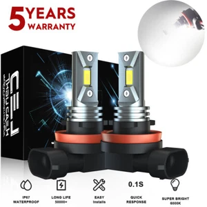 Faros antiniebla LED blancos H8 H11 para Infiniti G37 2011 2012 2013 altura potencia 2x - Imagen 1 de 18