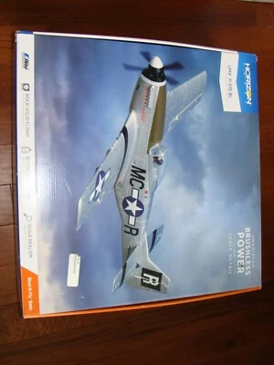 UMX R/C BNF Airplane P-51d Mustang E-Flite micro Horizon war bird plane - Image 1 of 4
