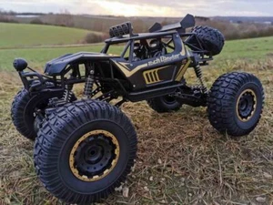 4WD RC Auto Crawler Off Road 1:8 50cm Auto Telecomandata 18km/h Monster Truck - Foto 1 di 13