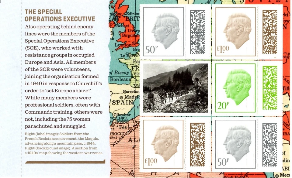 2024 GB VICTORY & VALOUR  PRESTIGE STAMP PANE S/A M25L MPIL G'TEENED 1.5.25 KC — 第 1/1 张图片