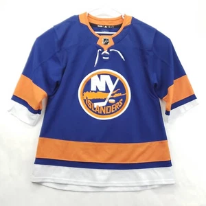 Adidas Climalite New York Islanders Jersey Mens 52 Blue Polyester *cut sleeves - Picture 1 of 16