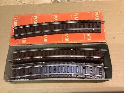 Rivarossi Ho Scale RC 2000/2 Track BAKELITE Curved Pieces X6 EXTREMELY RARE NEW - Image 1 of 2