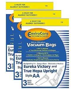 9 Eureka Victory und True Hepa Mikrofilter Standstaubsaugerbeutel AA - Bild 1 von 1