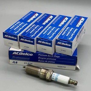 AC Delco Double Platinum Spark Plugs 41-834 Pack of 4 Spark Plugs - Picture 1 of 1