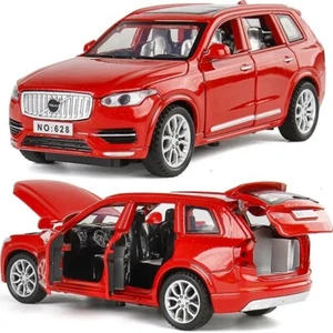 1:32 Volvo XC90 Alloy Diecast Car Model Toy Pull Back Sound Light Toy Vehicle UK - Bild 1 von 13
