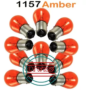 (10) Amber 1157, 2057, 2357 Bulb - Picture 1 of 2