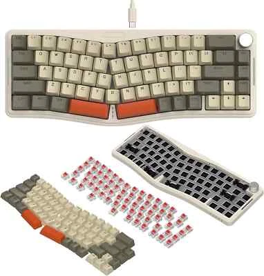 ATTACK SHARK AKS068 65% Wired Mechanical Gaming Keyboard Alice Layout Hot-swap - Image 1 of 4